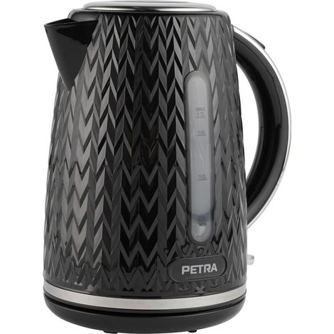 Tetera Petra PT3864BLKVDEEU10 Chevron negra (1/3)