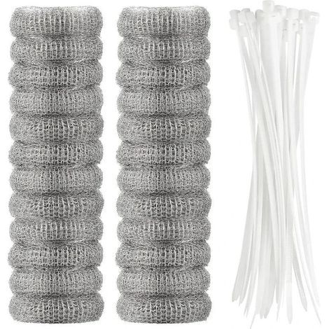 Standardmäßiger Waschmaschinenfilter aus Edelstahl 304, Abwasserreinigungssystem, Verstopfungsschutzfilter, Kabelbinder inklusive (1/5)