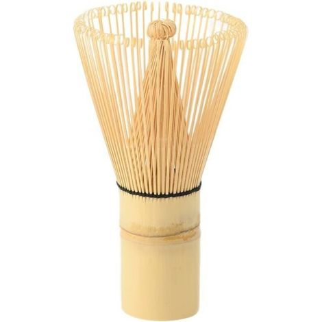 Fouet à matcha haut de gamme avec manche, en bambou naturel, outil traditionnel artisanal pour la préparation du matcha (1/5)