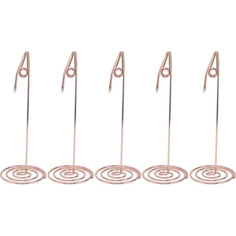 Kartenetui in Roségold, einzigartiges Design, robustes Metall, oxidationsbeständig, vielseitiger Nummernhalter (1/5)