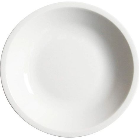 Set 12 pezzi piatti in porcellana roma bianco tavola fondo cm20,5 marca saturnia