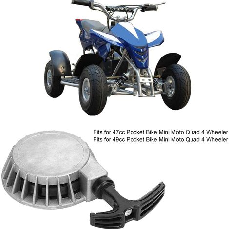 Démarreur à tirette facile pour mini-motos 47cc et 49cc. (1/5)