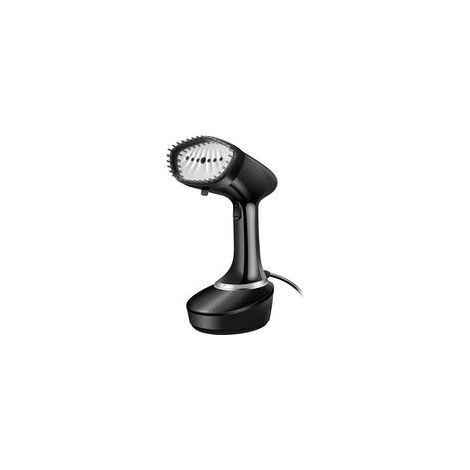 Vaporiera da viaggio da 1500 watt con serbatoio dell'acqua da 400 ml, tempo di riscaldamento di 30 secondi, vaporizzatore portatile per abiti e tessuti - Crezuo