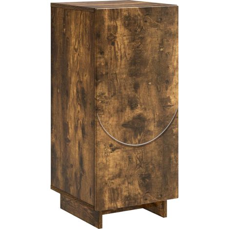 Aparador Roble Ahumado 33,5 x 34,5 x 75 cm Madera de ingeniería vidaXL (1/5)