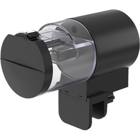 Distributeur De Nourriture Pour Poissons - 100 ml - Fonction Minuterie Réglable - Étanche - Alimentation Sur Piles - Pour Carpes Koï Betta Guppy Et Tortues - 12 x 6 x 7,5 cm
