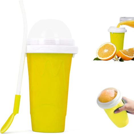 Gobelet À Granité - Double Paroi Avec Liquide Réfrigérant Intégré - Pour Smoothies Et Boissons Rafraîchissantes - 1 Pièce (1/5)