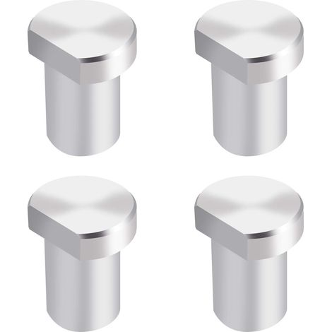 4 topes para banco de trabajo, bloques de espiga de acero inoxidable, accesorios fijos para mesa de carpintería