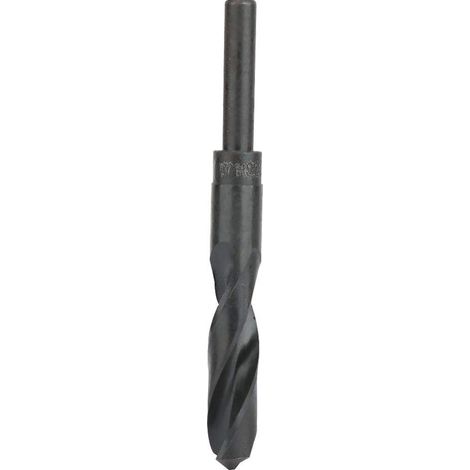 Foret HSS 17mm – fraise en acier grande vitesse – queue réduite 1/2″ – torsion
