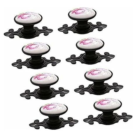 10 x poignées de porte, boutons de porte boutons de meubles bouton de meubles ensemble poignée de meubles en céramique style vintagedengyank (1/3)