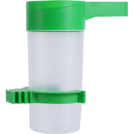 Lot de 4 distributeurs d'eau et de nourriture pour oiseaux en cage (perroquet, calopsitte, perruche ondulée) avec clip (1/5)