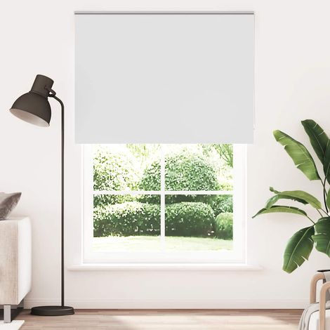 Maison Exclusive - Estor Enrollable Opaco Blanco 165x230 cm Tela