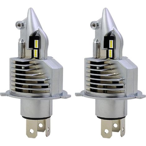 Ampoules Haute Perméabilité Argentée Phares Antibrouillard LED H4 (1/5)