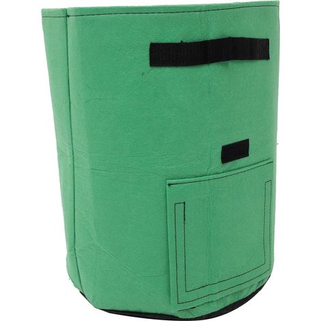 Sac de culture de pommes de terre non tissé de 10 gallons avec fenêtre (1/5)