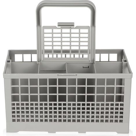 Cutlery basket, 7 compartments, sturdy ABS, removable handle, universal dishwasher safe (1/5)