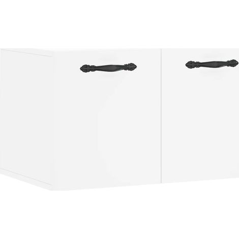 Maison Exclusive - Mobile a Parete Bianco 60x36,5x35 cm in Legno Multistrato