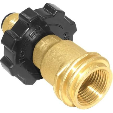 Adaptateur Bouteille Propane, Laiton, Conversion POL Vers QCC1/Type 1, Raccord Étanche Pour Barbecue Camping Chauffage (1/5)