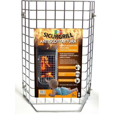 Grille de brûleur magnétique réglable pour poêles à granulés ou à bois