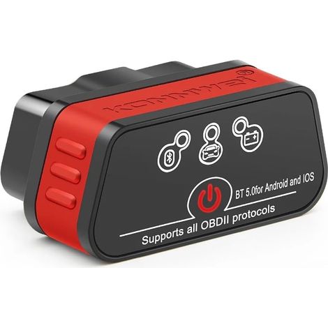 Scanner OBD Bluetooth, outil de diagnostic automobile sans fil complet et multifonction pour voitures 12 V (1/4)