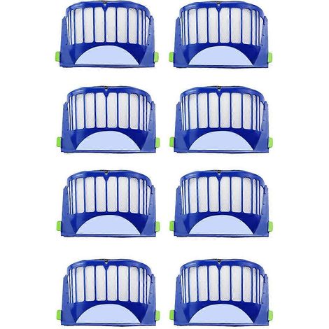 Filtre universel compatible avec roomba série 600, 8 pièces, 605, 606, 615, 616, 620, 621, 625, 630, 631, 650, 653, 655, 660, 670, 671, 676, 680 (1/5)