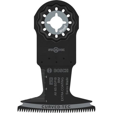 Bosch PRO AII 65 BSPIB Blatt für Multifunktionswerkzeuge, 65 x 40 mm, 10 Stück