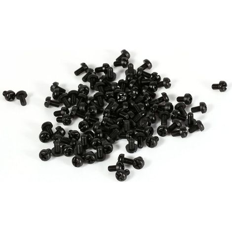 Ulisem 100 pezzi M3 x 5 viti a esagono incassato maschio e femmina in plastica di nylon per lavori di falegnameria e progetti fai da te (1/4)