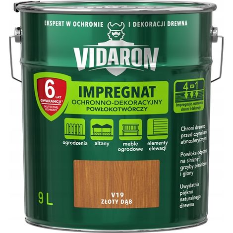 Vidaron V19 Golden Oak filmbildende Imprägnierung 9 l 1 Stk. (1/3)