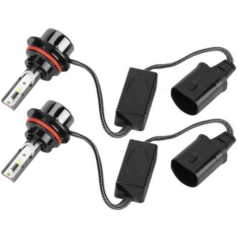 QORVA
-2 pièces de kit de conversion de phare LED 9004 60W pour voiture, lampe de phare, lampe de brouillard,de (1/5)