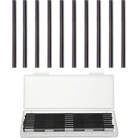 10 x Planer Blades 82 mm, Planer Irons, Replacement Blades for Joiner, Planer and Woodworking Machines, 82 x 5.5 x 1.2 mm (1/5)