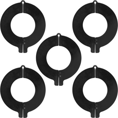5 spessori per assale benna da 80 mm, spessore 5 mm, diametro esterno 150 mm per miniescavatore e pala compatta. (1/5)