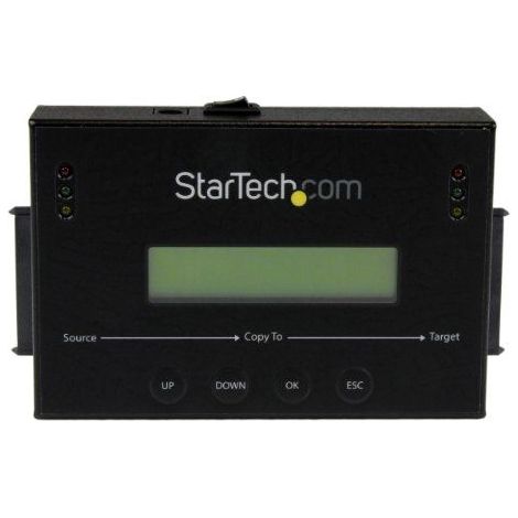 Duplicador y borrador autónomo 1:1 de discos duros y SSD StarTech.com, negro (1/5)