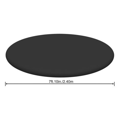 Bestway 58032 top telo di copertura copripiscina per piscina tonda gonfiabile fuori terra 244 cm in PVC (1/5)