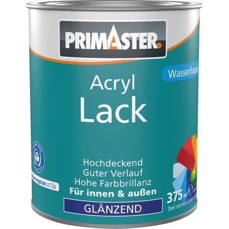Primaster Acryl Lack lehmbraun glänzend 375 ml