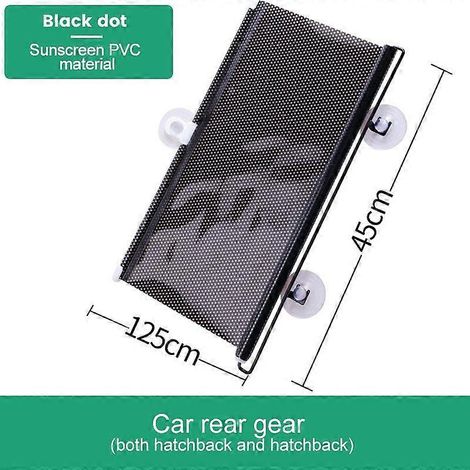 Pare-soleil rétractable pour voiture, protection solaire pour pare-brise avant, rideaux pare-soleil intérieurs, accessoires de protection du pare-brise, gris foncé (1/5)