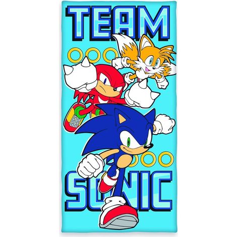 SONIC SERVIETTE DE PLAGE TEAM SONIC 70 X 140 CM HERDING