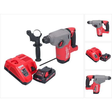 Milwaukee M18 FH-301 Akku Bohrhammer 18 V 2,5 J SDS plus Brushless + 1x Akku 3,0 Ah + Ladegerät