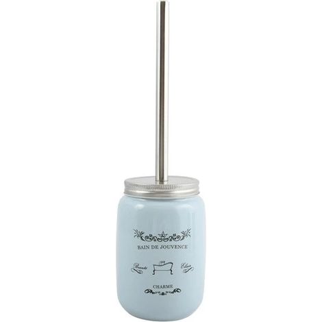 Brosse wc avec support Céramique Apolline Bleu MSV