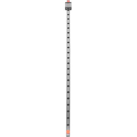 Rail de guidage linéaire miniature en acier avec palier et bloc chariot pour équipements miniaturisés, 500 mm (1/5)