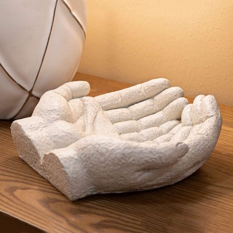 Svuotatasche Fanariva, Effetto Pietra, Bianco Crema, Sfumatura Colore Struttura Crema