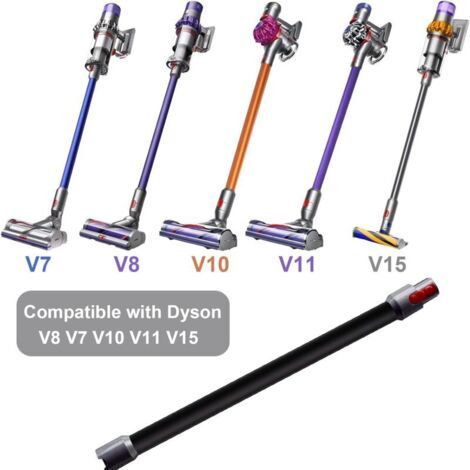 Tube d'extension 72 cm pour aspirateurs Dyson V7 V8 V10 V11 V15 – ABS et aluminium – Connexion directe – Accès aux endroits difficiles (1/3)