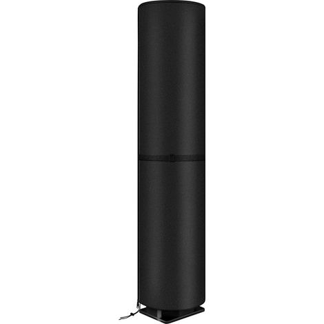 Solardusche Abdeckung Wasserdicht 600D Oxford Gewebe Schwarz 245x30cm (1/5)