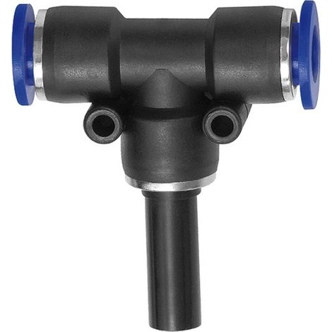 Riegler T-Steckverbindung, Stecknippel 12 mm »Blaue Serie«, Schlauch-Ø 8 (1/3)