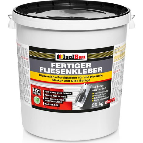 IsolBau Gebrauchsfertiger Fliesenkleber 20 kg (1/2)