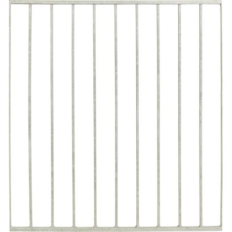 Plus Geländersystem Basic Stahl 90 × 98 cm silber (1/2)