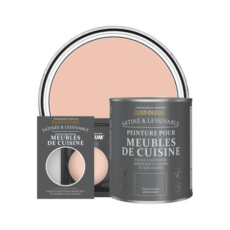 Peinture pour Meubles de Cuisine, Finition Satinée - Corail (1/3)