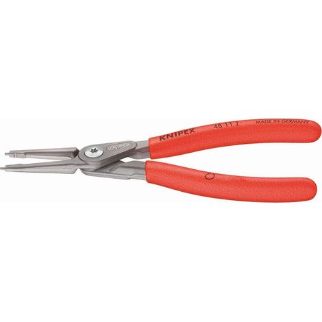 KNIPEX 48 11 J3 Präzisions- Sicherungsringzange f. Innenr. in Bohr. (1/2)