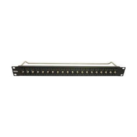Panneau de brassage BNC Rack à ressort 20 Ports, Hauteur 1U ( Prix pour 1 )