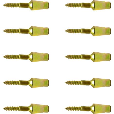 Jeu de goupilles de sécurité et de vis en acier au carbone pour charnières de porte intérieures et extérieures (1/5)