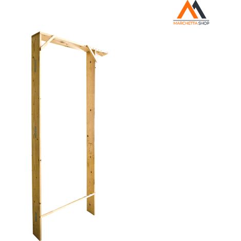 FALSO TELAIO IN LEGNO PER PORTE INTERNE luce netta cm 70/100 x 10,5 x h 215