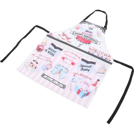 Kochschürze, modisch, schmutzabweisend, ärmellos, aus Stoff, Küchenaccessoires 9 (1/5)