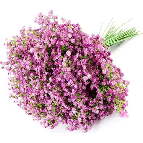 Bouquets de gypsophile artificielle, 15 pièces, effet réaliste au toucher.-AquaForge (1/5)